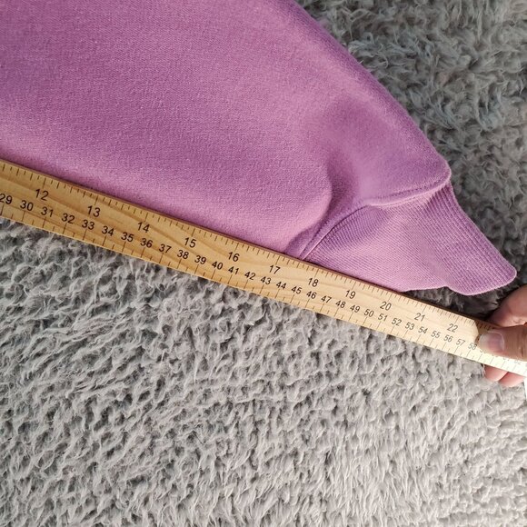 Fila Shirt Womens XXL Purple Hoodie Sweatshirt Cotton Polyester Blend - Picture 6 of 8